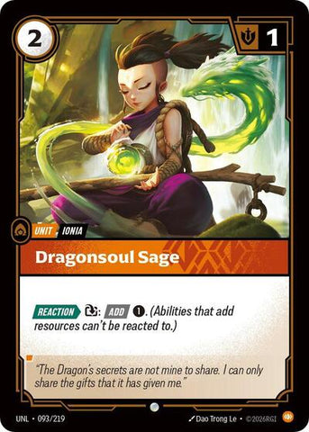 [Chinese] Dragonsoul Sage [UNL-093/219]
