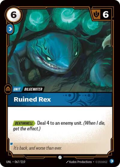 [Chinese] Ruined Rex [UNL-067/219]