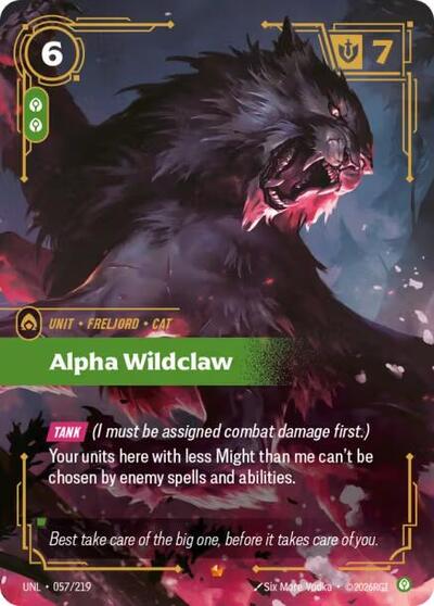 [Chinese] Alpha Wildclaw [UNL-057/219]
