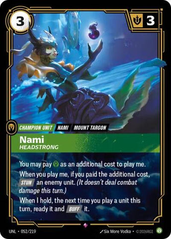 [Chinese] Nami - Headstrong [UNL-052/219]