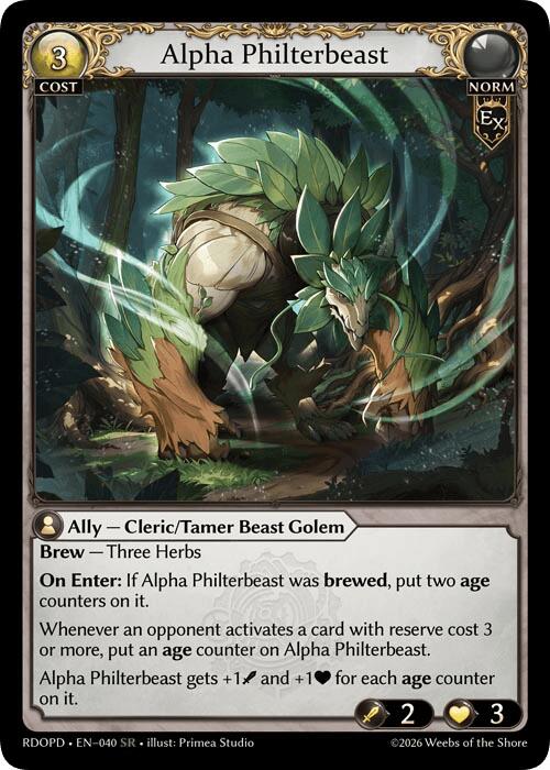 Alpha Philterbeast (040) [Radiant Origins: Pantheon]