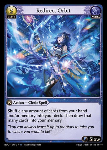 Redirect Orbit (316) [Radiant Origins]