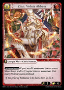 Zinn, Volnia Abbess (205) [Radiant Origins]