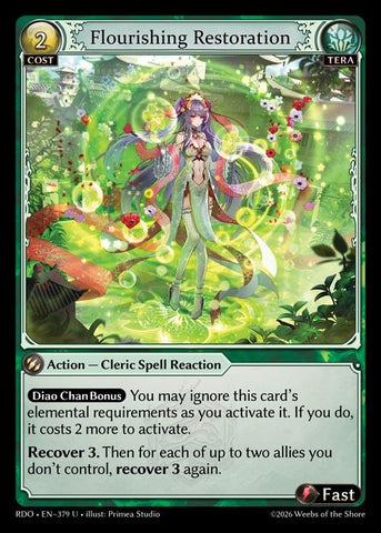Flourishing Restoration (Curio Foil) (379) [Radiant Origins]