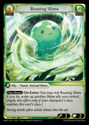 Rousing Slime (Curio Foil) (275) [Radiant Origins]