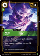 Akali, Silent (Alternate Art) [VEN-038A/166]