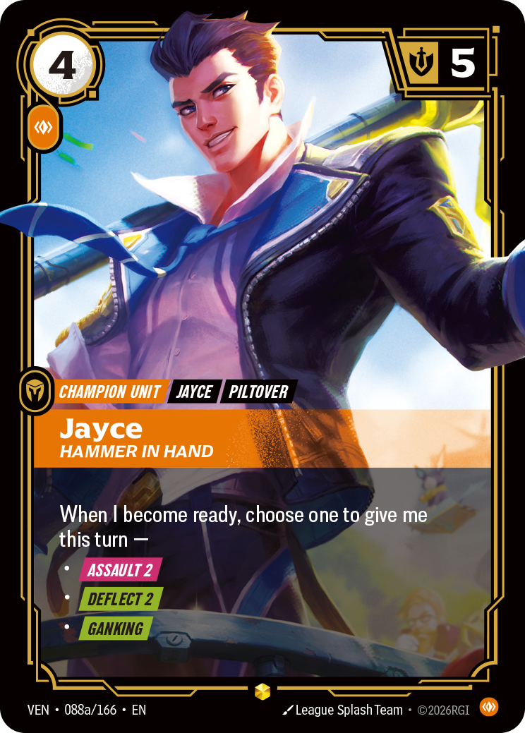 [Chinese] Jayce, Hammer in Hand (Alternate Art) [VEN-088A/166]