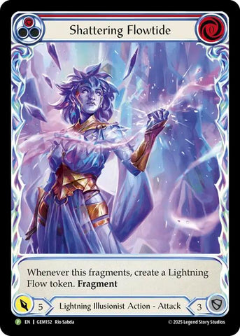 Shattering Flowtide (Red) [GEM152] (GEM Pack 5)
