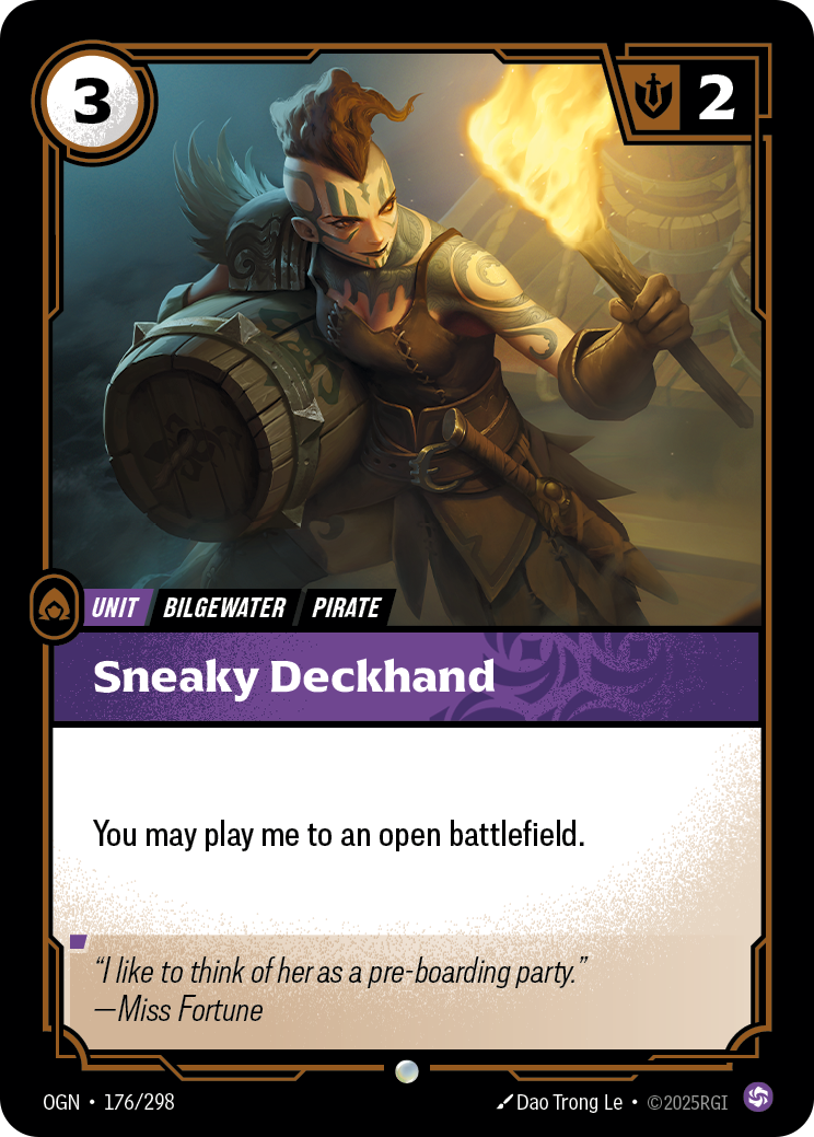 Sneaky Deckhand [OGN-176/298]