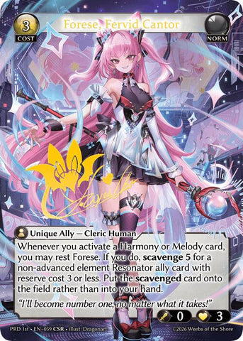Forese, Fervid Cantor (CSR) (59) [.asphodel/paradise]