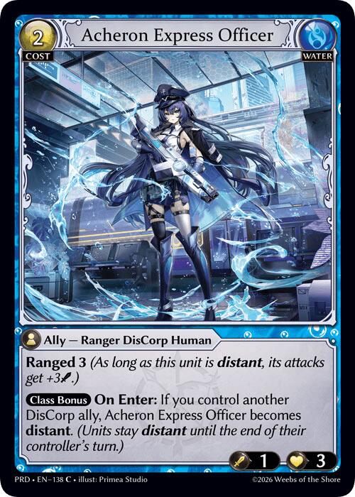 Acheron Express Officer (Interference Curio Foil) (138) [.asphodel/paradise]