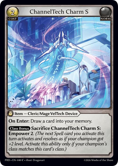 ChannelTech Charm S (Interference Curio Foil) (40) [.asphodel/paradise]