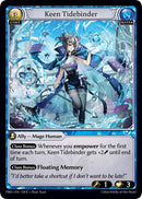 Keen Tidebinder (Interference Curio Foil) (158) [.asphodel/paradise]