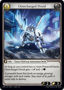 Overcharged Droid (Interference Curio Foil) (80) [.asphodel/paradise]