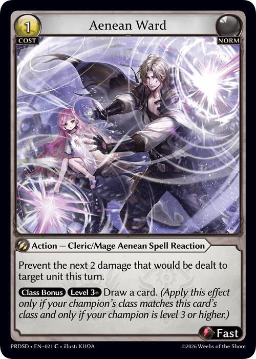 Aenean Ward (21) [.asphodel/paradise Starter Decks]