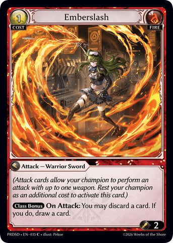 Emberslash (35) [.asphodel/paradise Starter Decks]