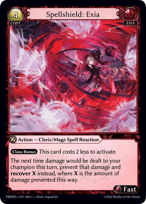 Spellshield: Exia (60) [.asphodel/paradise Starter Decks]