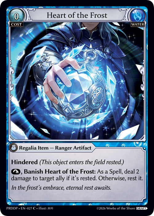 Heart of the Frost (27) [.asphodel/paradise Draft Pack]