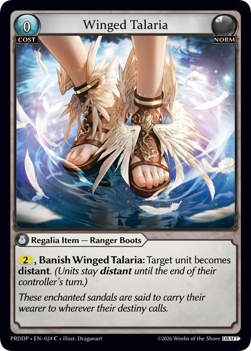 Winged Talaria (24) [.asphodel/paradise Draft Pack]