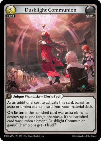 Dusklight Communion (9) [.asphodel/paradise Event Pack]