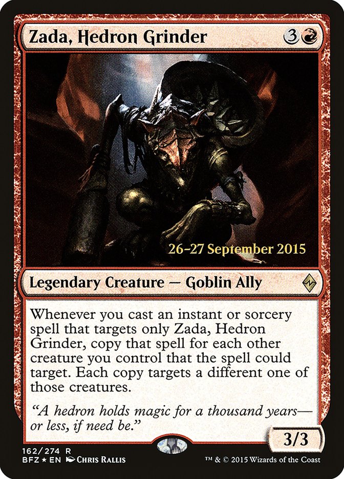 Zada, Hedron Grinder [Battle for Zendikar Prerelease Promos]