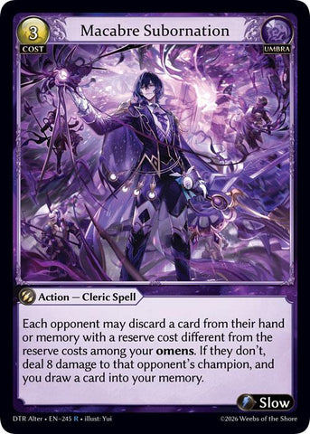 Macabre Subornation (245) [Distorted Reflections Alter Edition]