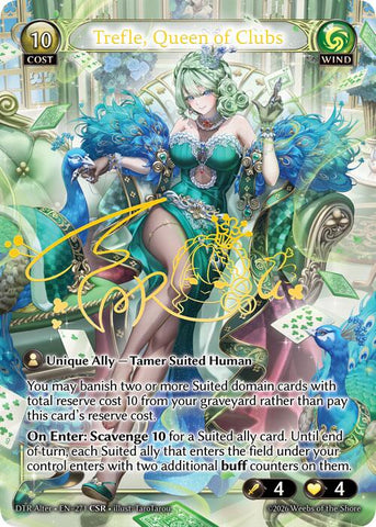 Trefle, Queen of Clubs (CSR) (271) [Distorted Reflections Alter Edition]