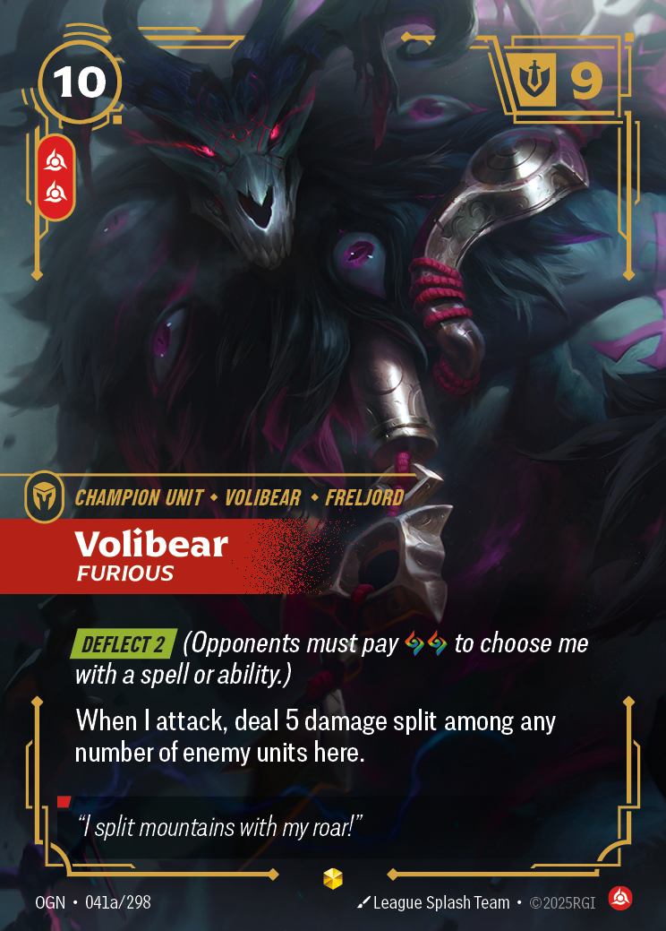 [Chinese] Volibear, Furious [OGN-041a/298]