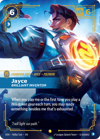 Jayce, Brilliant Inventor (Alternate Art) [VEN-068A/166]
