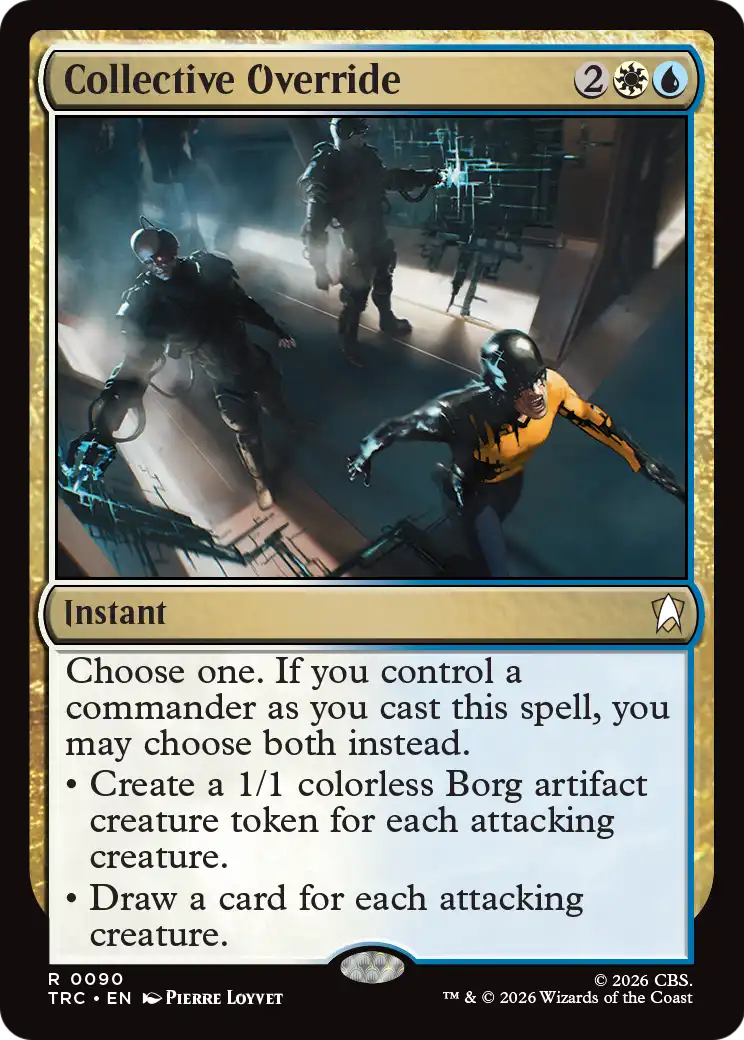 Collective Override (Surge Foil) [Star Trek Commander]