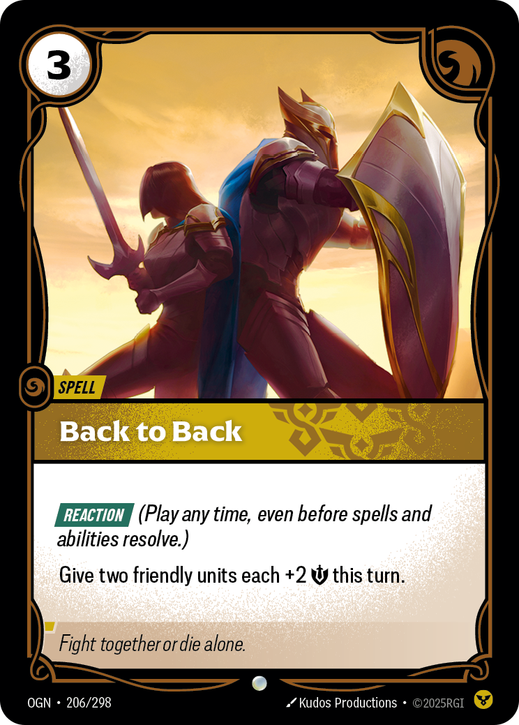 Back to Back [OGN-206/298] CN