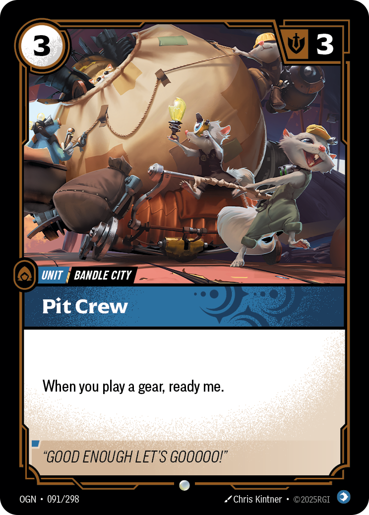 [Chinese] Pit Crew [OGN-091/298]