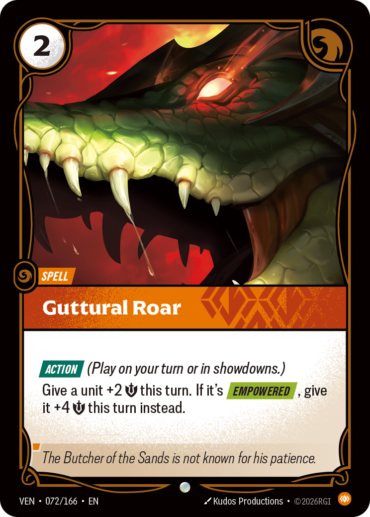 Guttural Roar [VEN-072/166]