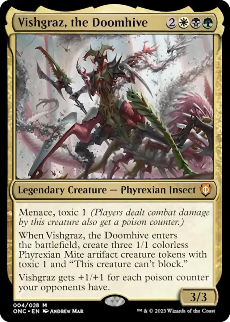 mtg phyrexia all will be one commander cards Phyrexia: This preconstructed Commander deck is a great introduction to format Vishgraz, the Doomhive [Phyrexia: All