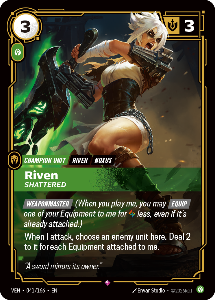 [Chinese] Riven, Shattered [VEN-041/166]