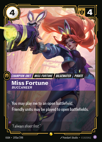 Miss Fortune, Buccaneer [OGN-193a/298]