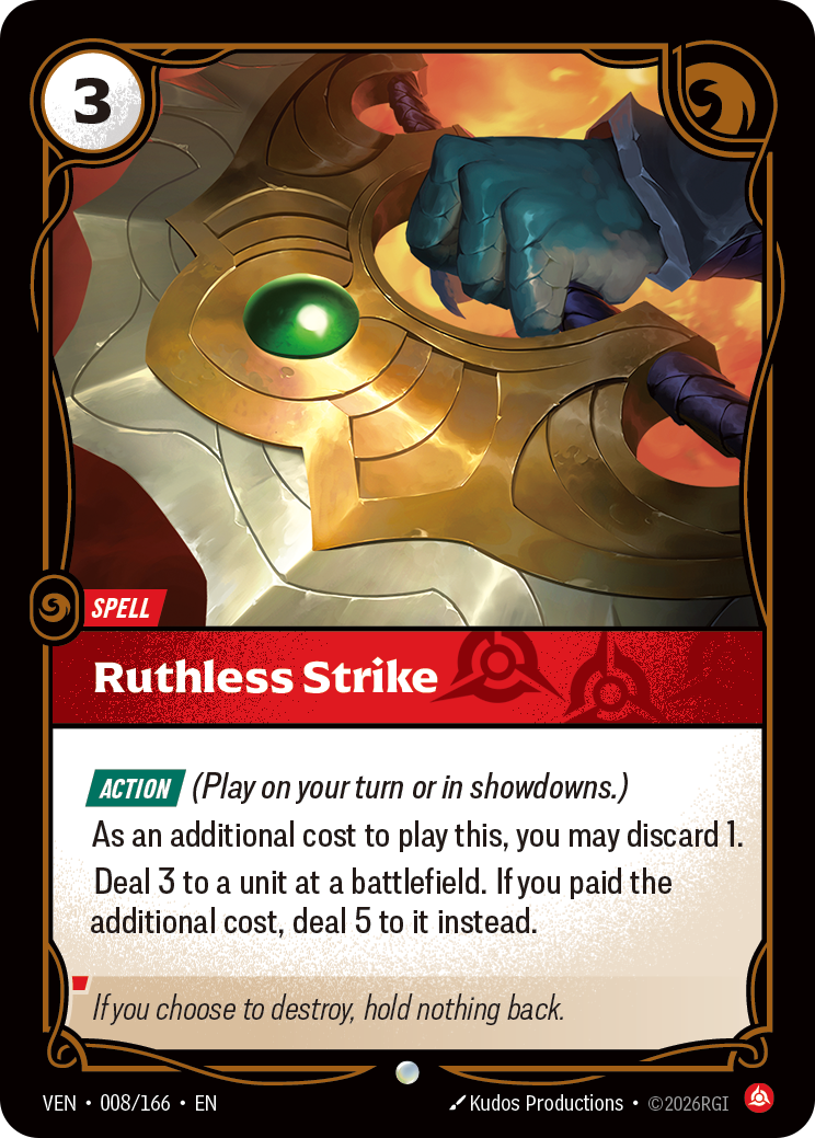 [Chinese] Ruthless Strike [VEN-008/166]