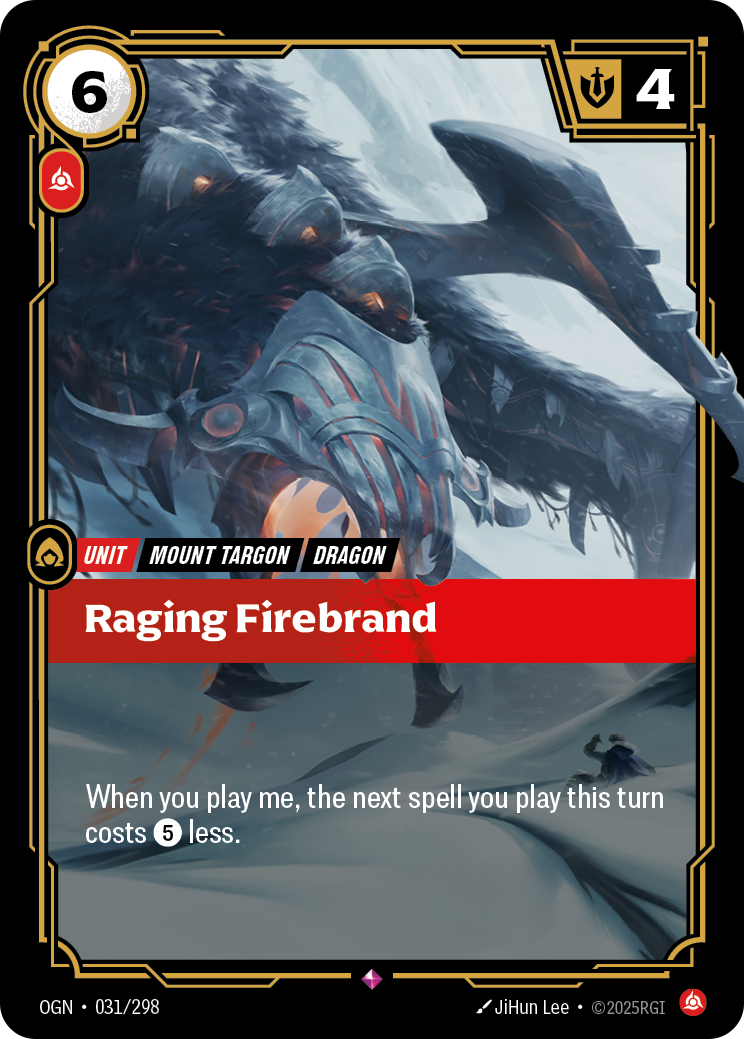 [Chinese] Raging Firebrand [OGN-031/298]