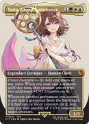Yuna, Grand Summoner (Borderless) (Surge Foil) [FINAL FANTASY Commander]