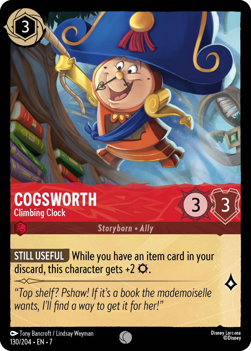 Cogsworth - Climbing Clock (130/204) [Archazia's Island]