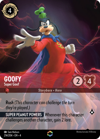 Goofy - Super Goof (Enchanted) (214/204) [Ursula's Return]
