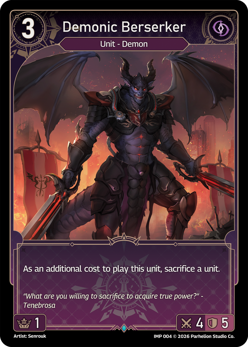 Demonic Berserker (IMP004) - Echoes of Astra