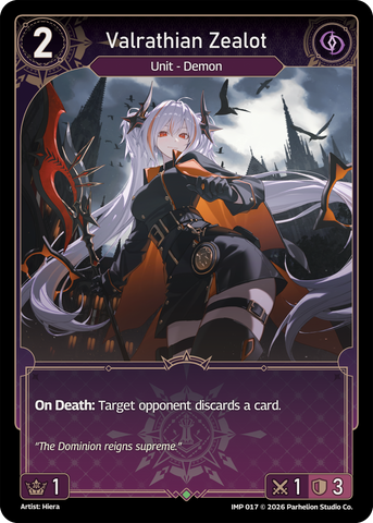 Valrathian Zealot (IMP017) - Echoes of Astra