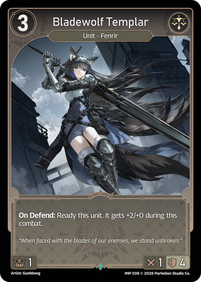 Bladewolf Templar (IMP039) - Echoes of Astra