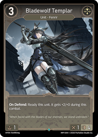 Bladewolf Templar (IMP039) - Echoes of Astra