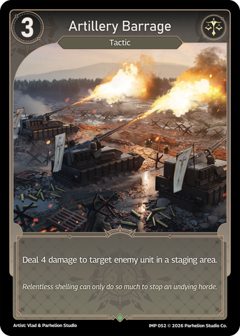 Artillery Barrage (IMP052) - Echoes of Astra