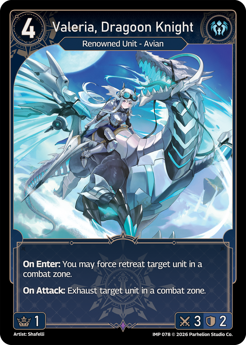 Valeria, Dragoon Knight (IMP078) - Echoes of Astra
