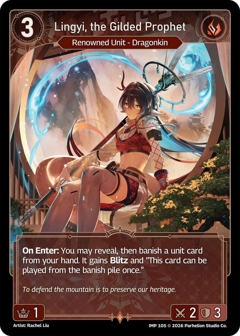 Lingyi, the Gilded Prophet (IMP105) - Echoes of Astra