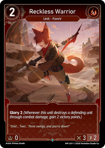 Reckless Warrior (IMP107) - Echoes of Astra