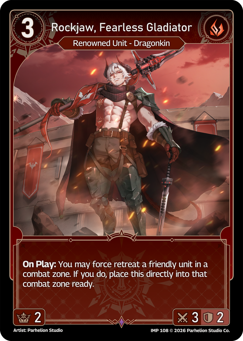 Rockjaw, Fearless Gladiator (IMP108) - Echoes of Astra